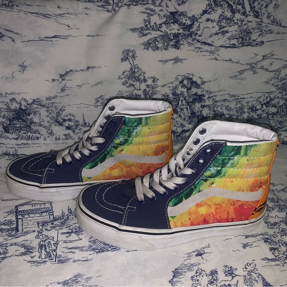 Vans Off The Wall X Crayola Crayons High Top Shoes Women’s 5.5 Men’s 4 - Picture 5 of 9
